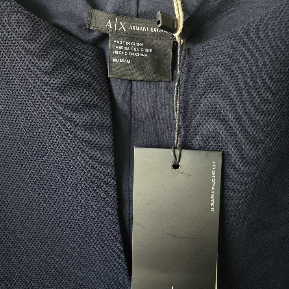 Armani Exchange Navy Sleeveless Blouse - Picture 5 of 5